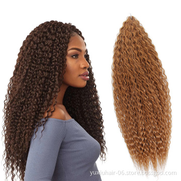 Hair extensions crochet hair curly bohemian wave 20 inches synthetic braiding hair afro